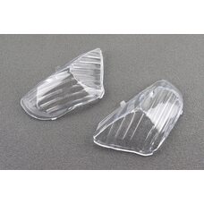 пластик - "скло" поворотів (комплект) зад. прозорі (незначний дефект лиття, див. фото)