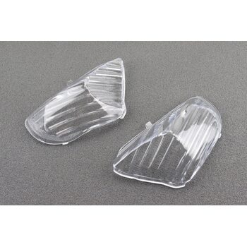 пластик - "стекло" поворотов (комплект) зад. прозрачные (возможны незначительные потёртости, см. фото)