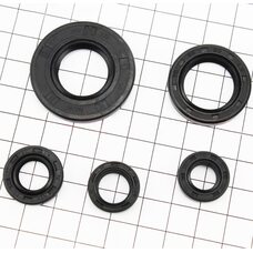 Сальник двигателя к-кт 5шт (12x21x4; 20x38x5; 10x18x5; 20x30x4,5; 12x18x5)