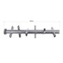 Вал фрезы к-кт 2шт, под шлиц 32mm, ширина захвата 1200mm, 24 ножа, R175/180/190/195/мототрактор