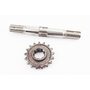 Редуктор фрези R175/180N/190N/195N - Вал вторинний + зірка Z-17 81-1, 101-2