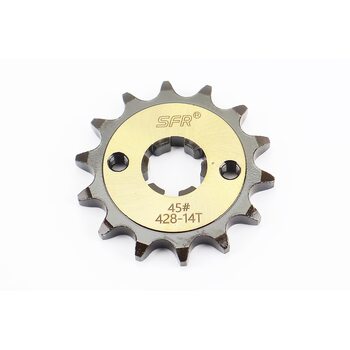 Звезда передняя 428H-14T - Yamaha YBR125 "закаленная"