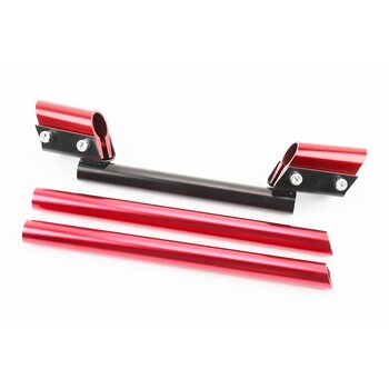 Руль универсальный "разборной" TUNING, ЧЕРНО-КРАСНЫЙ