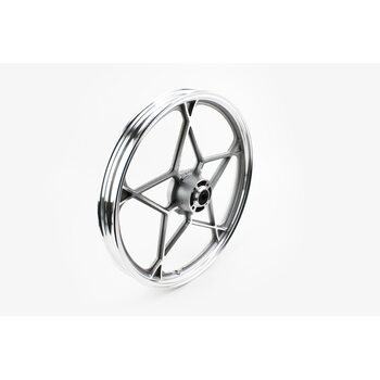 Диск колісний передній литий "під диск" 18Х1,6 Viper-125J СІРИЙ (вісь 12мм)