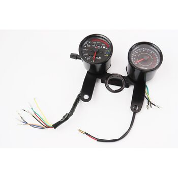 Спидометр, тахометр в сборе "чёрный" (на 160км/ч, тахометр электронный)