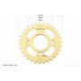 Зірка задня 520-31T - d=58; 4відп.*90mm GOLD
