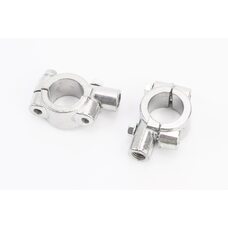 Кріплення на кермо для дзеркал M10, к-кт 2шт, СІРИЙ