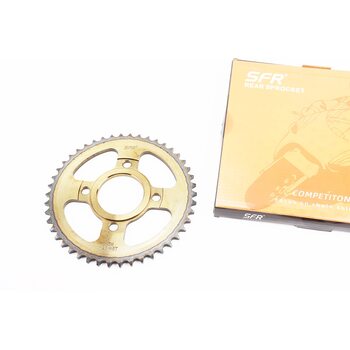 Зірка задня WY125 - 428-46Т - d=58; 4отв.*90mm "гартована" (ZS125J спиці)