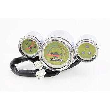 Спидометр универсальный на 80км/ч "ХРОМ" (HARLEY)