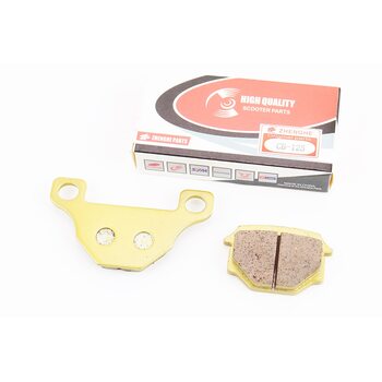 Гальмівні колодки (дискові) Viper 125J; V150A/Suzuki GS-125; GX-125; SJ-125/Wuyang Wy-125/Branson BM-125/KEEWAY Speed125/150/TGB Scooter- R50 X к-кт 2шт GOLD