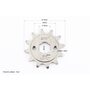 Звезда передняя CG/CB-520H-12T (шлиц 4мм) Loncin LX200GY-3