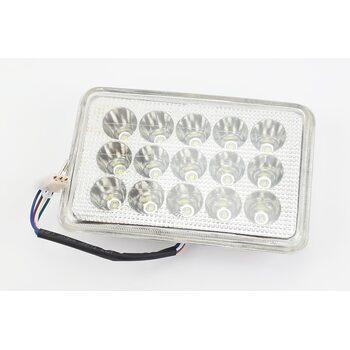 Фары квадратной передняя часть 15-LED, 165x105мм, TUNING
