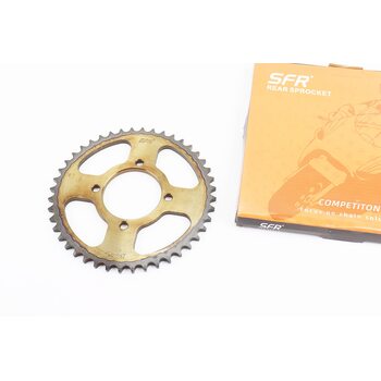 Звезда задняя RS125 – 428-44T – d=64; 4отв.*80mm "закаленная" Loncin JL200-10/Yamaha YBR125