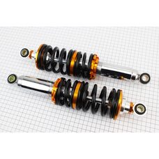 Амортизатор задній JH/CB/CG - 305мм*d67мм (втулка 12мм/втулка 12мм) чорний к-кт 2шт