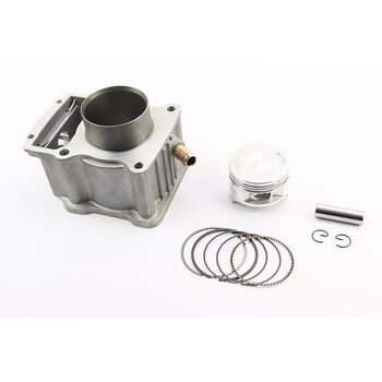 CG200-OHV Циліндр к-кт (цпг) 200cc - 63,5мм - водяне охолодження (висота циліндра 76/107мм) (палець 15мм) (битий бокс)