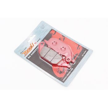 Гальмівні колодки (дискові) V200-F2/V250-F2; HONDA-CBR125R/CBR 150 R/XL125 V1; SATRIA F150; SUPRA X125; BELAKA к-кт 2шт червоні