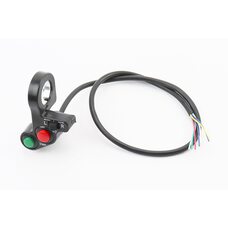 Блок кнопок на руле универсальный "компакт" (сигнал, повороты, габарит, стартер)