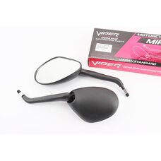 Дзеркала к-кт на мотоцикл "V150A" чорні, М10