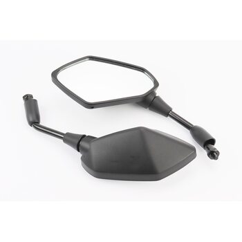 Дзеркала к-кт на мотоцикл "призма" чорний, м8 (ССС - знак якості)