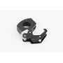 Гачок речовий (метал) подвійний, кріплення на кермо TUNING, ЧОРНИЙ