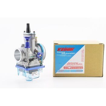 Карбюратор TUNING прозр. поддон PWK 32 (d=32mm) с мех. заслонкой, (качественная копия)