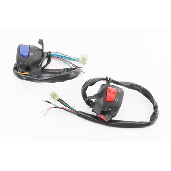 Блок кнопок на руле левый + правый (под трос дросселя), пара, тип 3 папа/папа