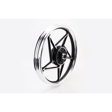 Диск колісний задній литий 18Х1,85 "під гумки" Viper-125J ЧОРНИЙ (вісь 15мм)