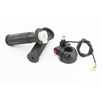 Рукоятка руля правая под трос газа в сборе с кнопкой, к-кт