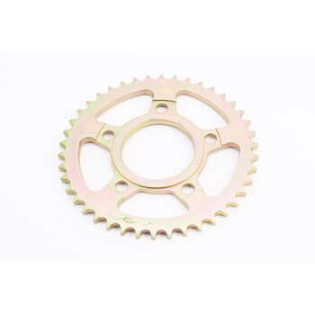 Зірка задня 428-42T - d=63; 5отв.*90,5mm V200CR; V250CR (жовтий метал)