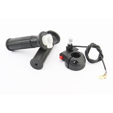 Рукоятка керма права під трос газу в зборі з кнопкою, к-кт