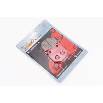 Гальмівні колодки (дискові) LX200-3/Mustang Road W/CL-125/BETTER-BT 125-20/HONGDOU-GHD 125-7/ ZING BIKESVogue150 (3 wheeler) к-кт червоні