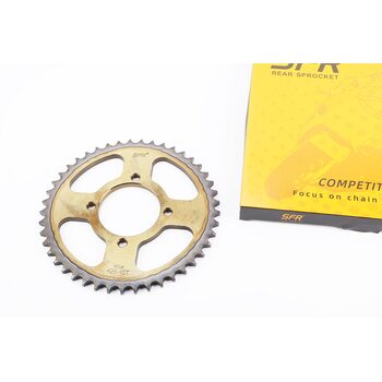 Звезда задняя RS125 – 428-45T – d=64; 4отв.*80mm "закаленная" Loncin- JL200-10/Yamaha YBR125