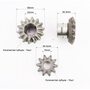 Сателіти редуктора приводного мосту, к-кт 4шт (14Т/10Т)